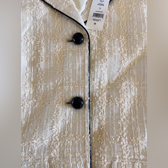 NWT Tory Burch Plaid Tweed Jacket Blazer Size 4 - Picture 12 of 12